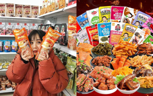 đồ ăn vặt siêu thị online